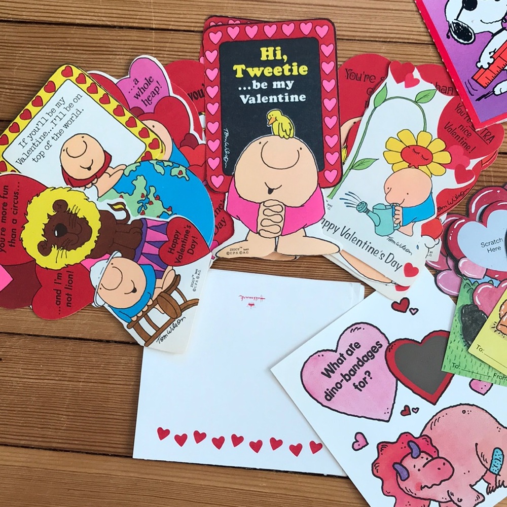 Vintage 1970-80 Valentine Cards